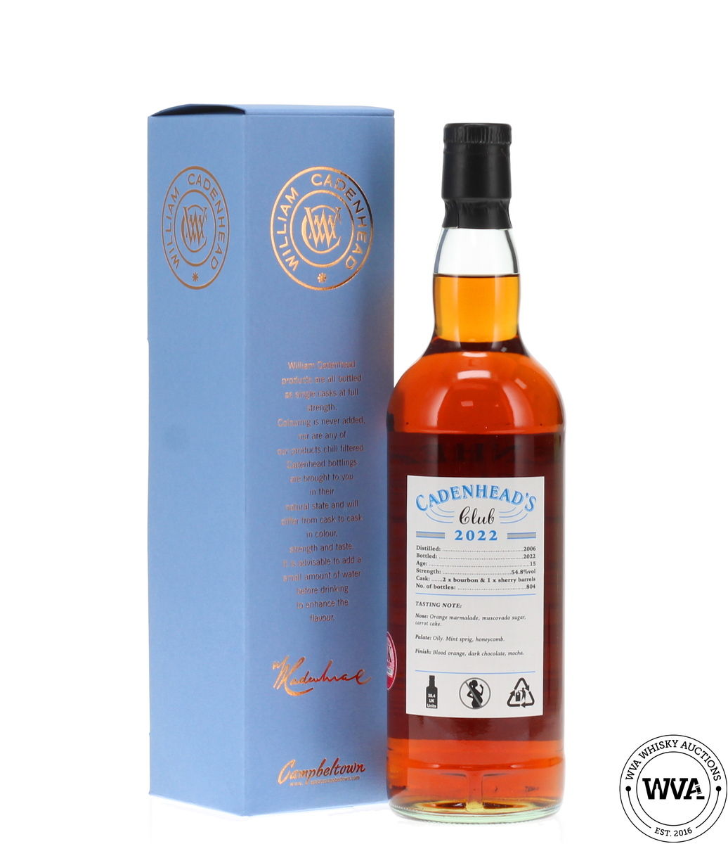 Aultmore-Glenlivet 15 Year Old 2006 - Cadenhead's Club