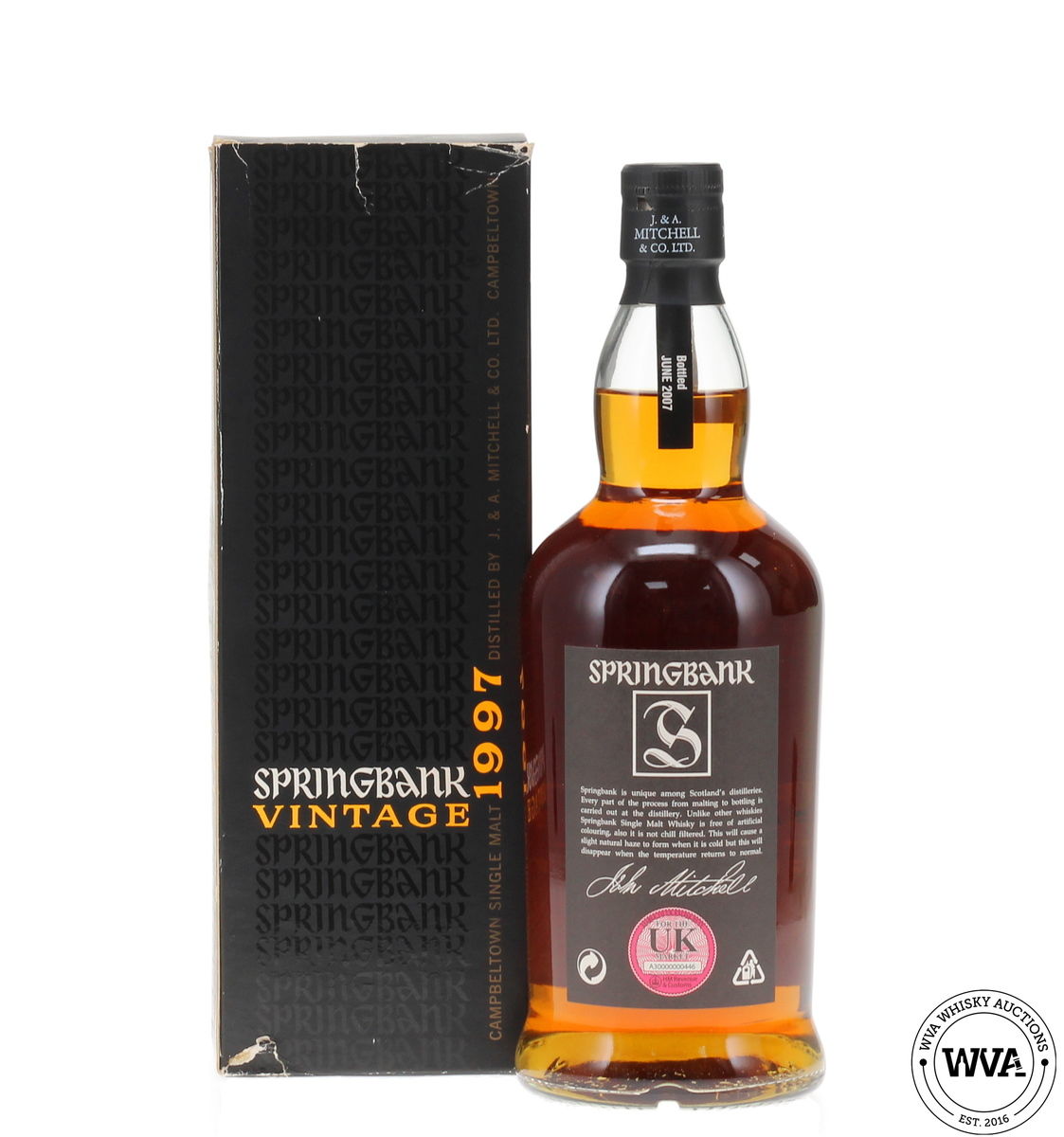Springbank Vintage 1997 Single Malt