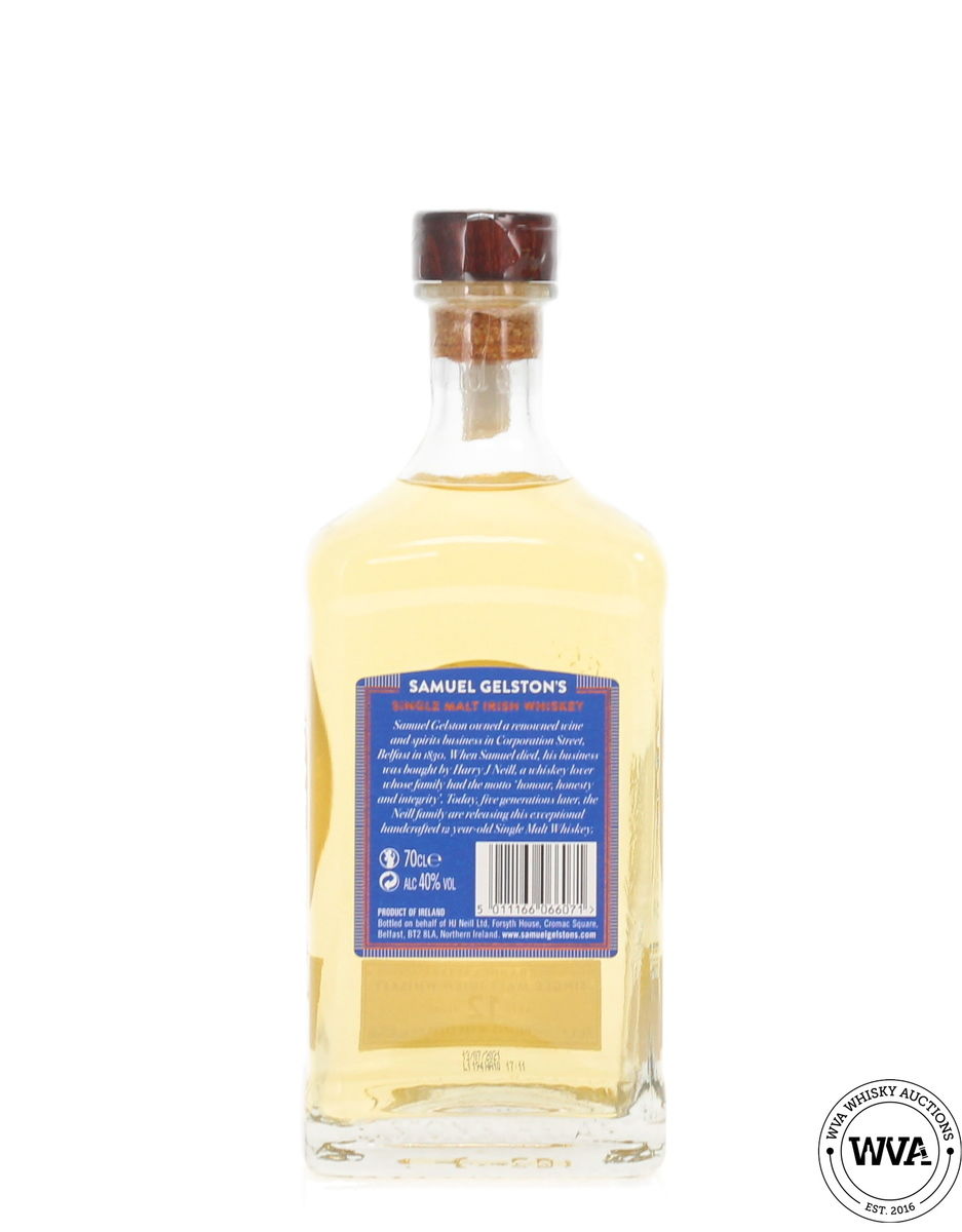 Gelston's 12 Year Old Irish Whiskey