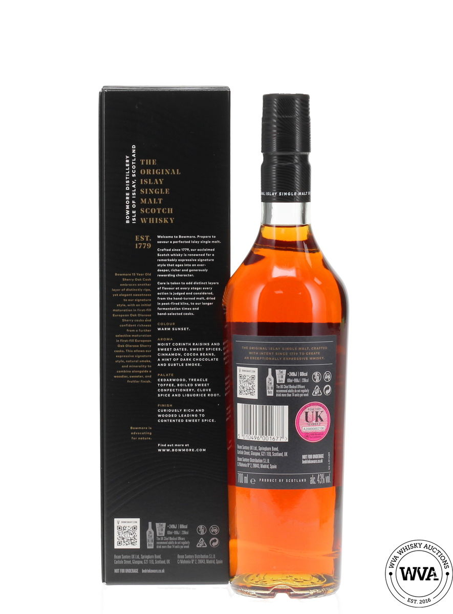 Bowmore 15 Year Old - Sherry Oak Cask