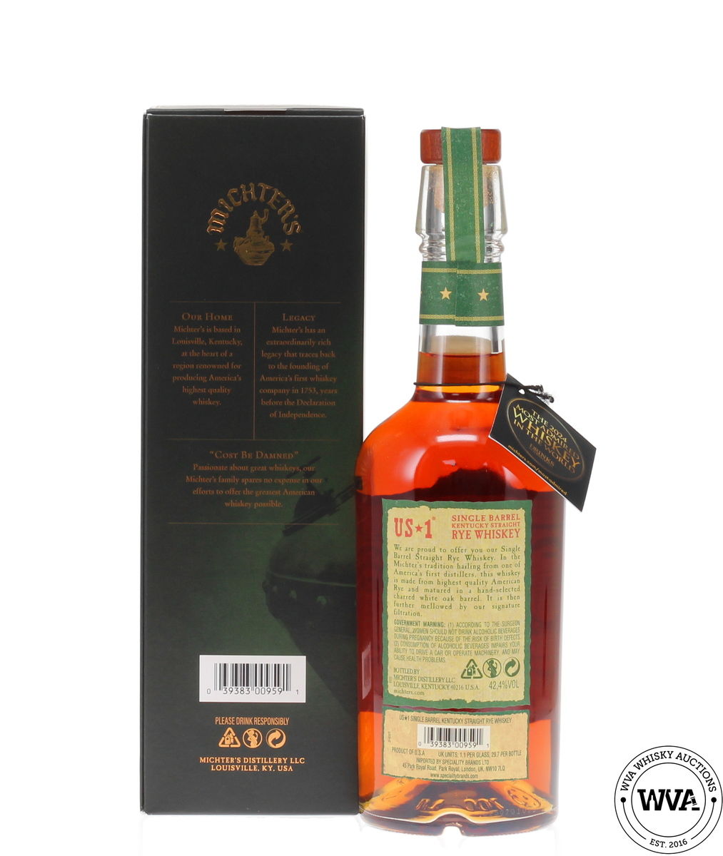 Michter's Single Barrel - Kentucky Straight Rye