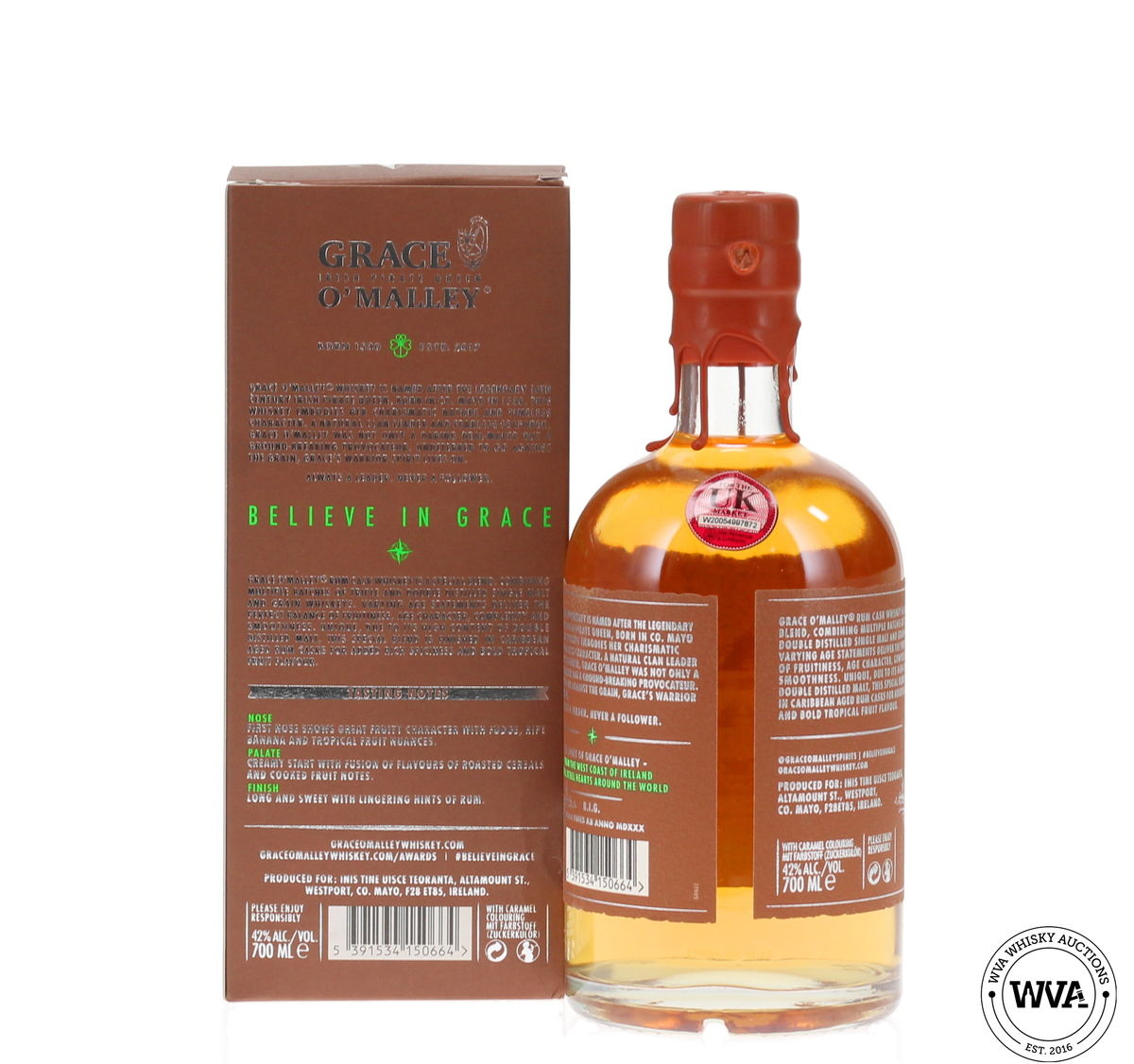 Grace O'Malley - Rum Cask Irish Whiskey