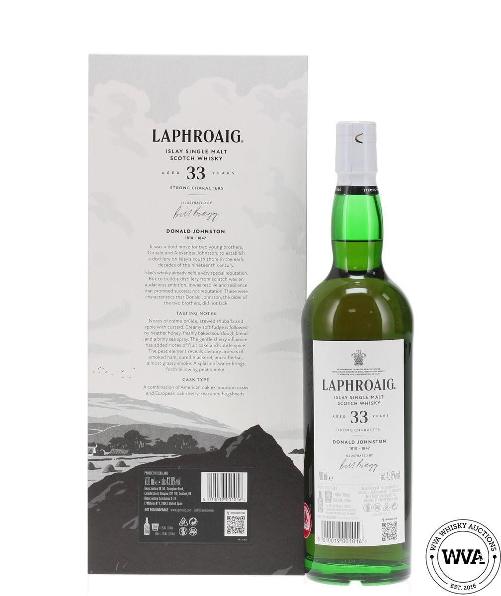 Laphroaig 33 Year Old Strong Characters - Donald Johnston