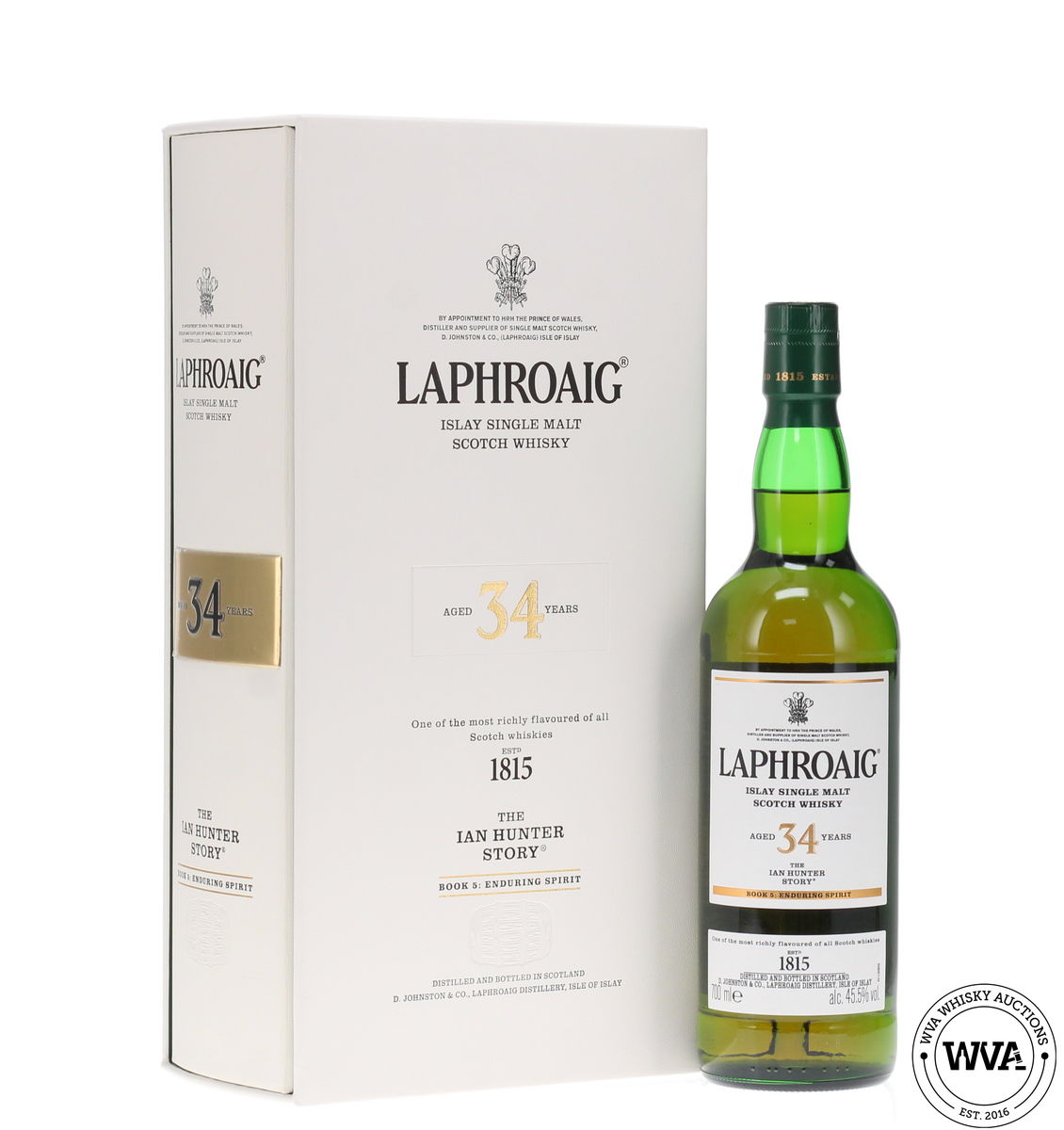 Laphroaig 34 Year Old - The Ian Hunter Story - Book 5 Enduring Spirit