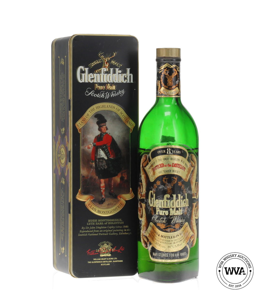 Glenfiddich 8 Year Old Pure Malt (1970's) NAAFI