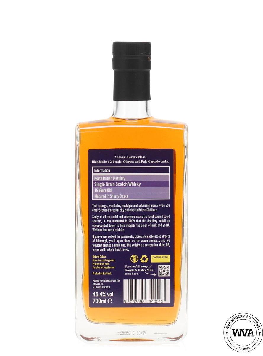 North British 16 Year Old Single Grain - Master Of Malt 'Removed By The Fun Police'