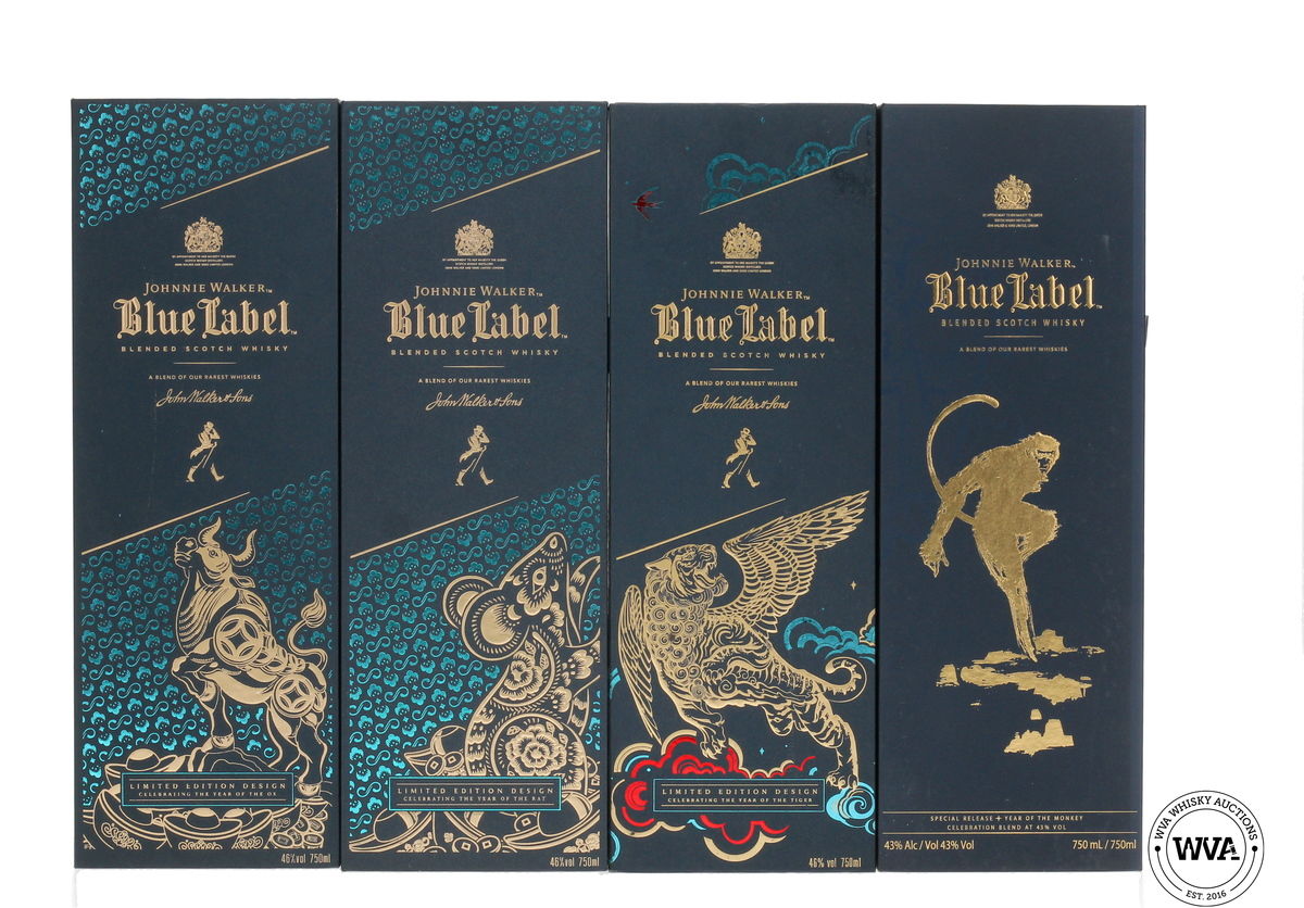 Johnnie Walker Blue Label - Year Of The Series (12x75cl)