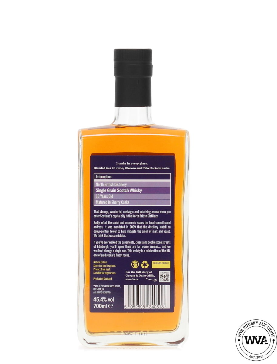 North British 16 Year Old Single Grain - Master Of Malt 'Removed By The Fun Police'