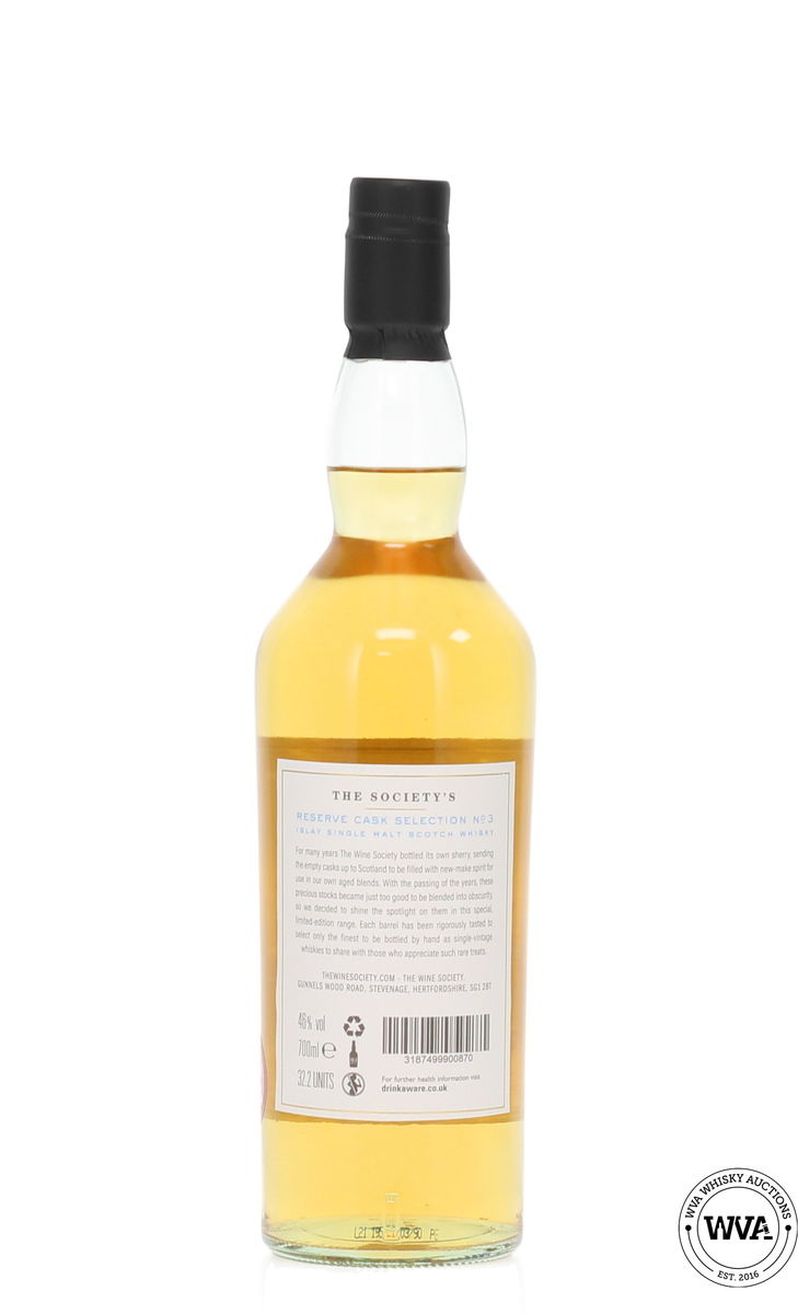 Wine Society 30 Year Old 1991 Islay Reserve Cask Selection No.3