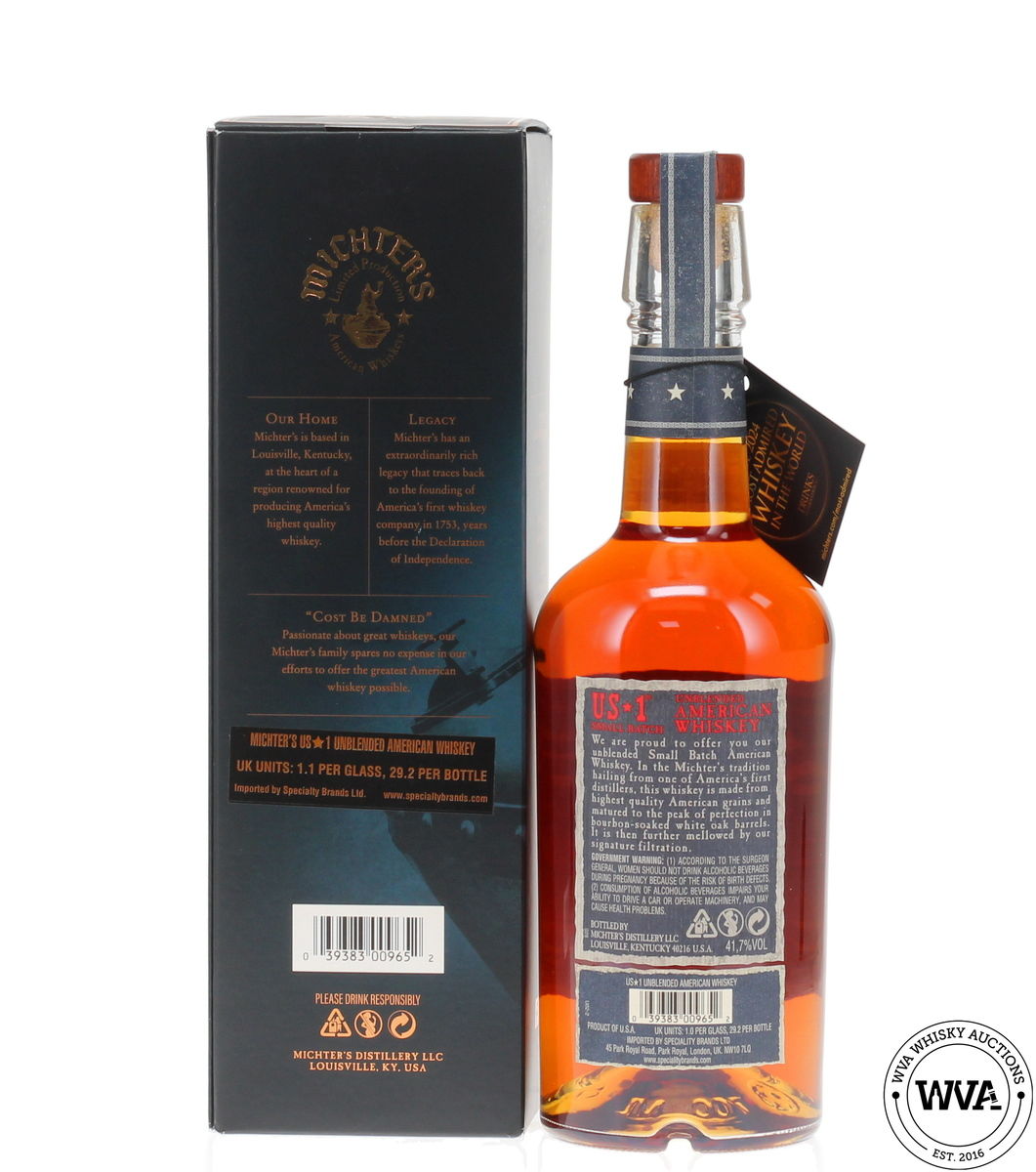 Michters Small Batch Unblended American Whiskey