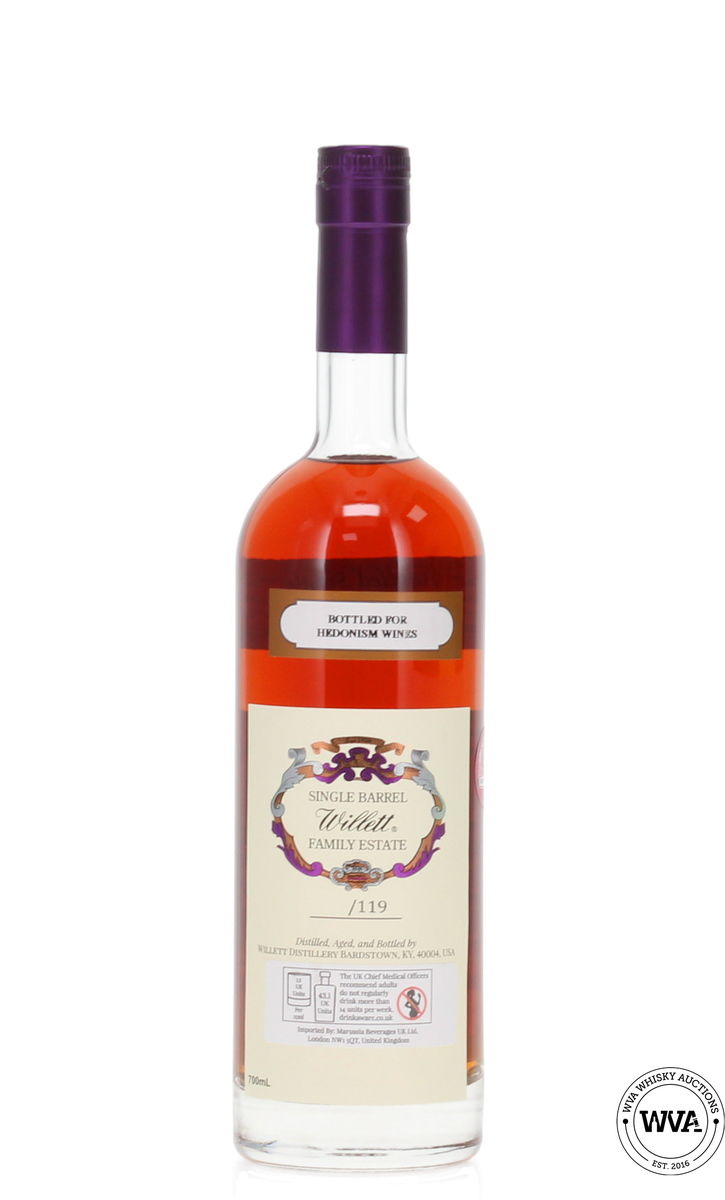 Willett 11 Year Old #2044 Single Barrel Bourbon - Hedonism Wines Exclusive