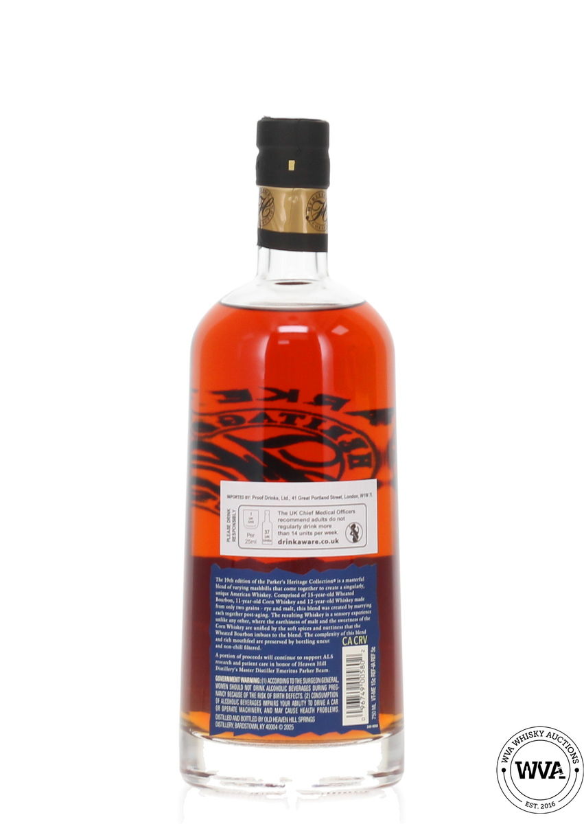 Parker's Heritage 11 Year Old Cask Strength American Whiskey