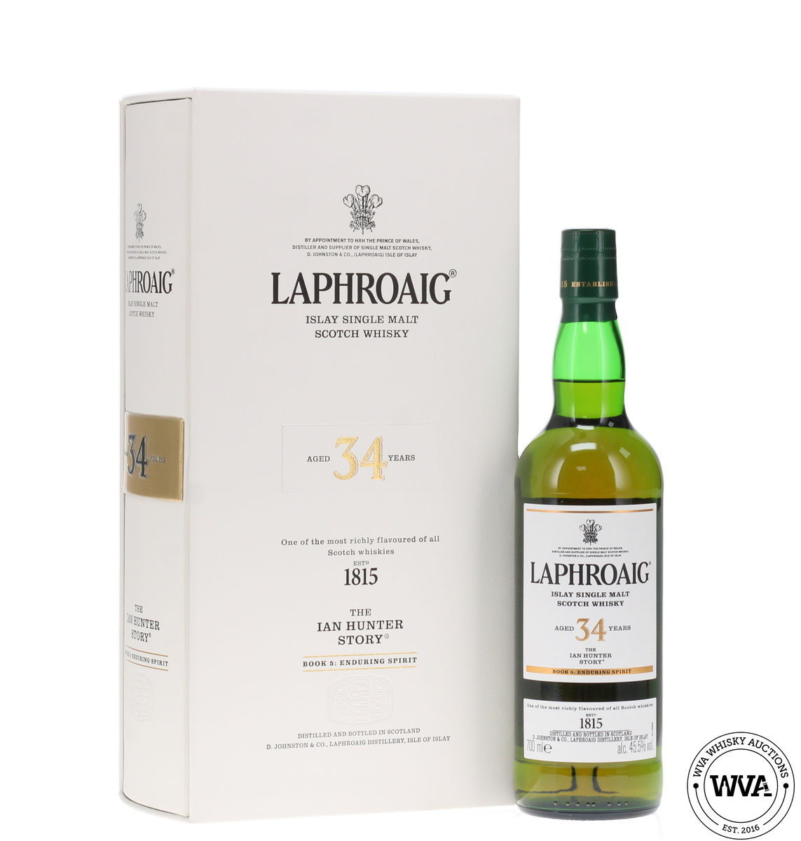 Laphroaig 34 Year Old - The Ian Hunter Story - Book 5 Enduring Spirit