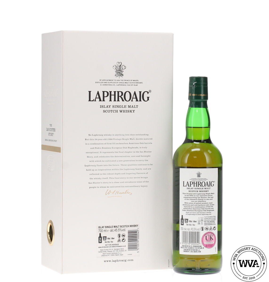 Laphroaig 34 Year Old - The Ian Hunter Story - Book 5 Enduring Spirit