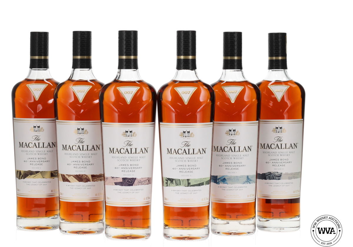 Macallan James Bond 60th Anniversary - Decades I - VI