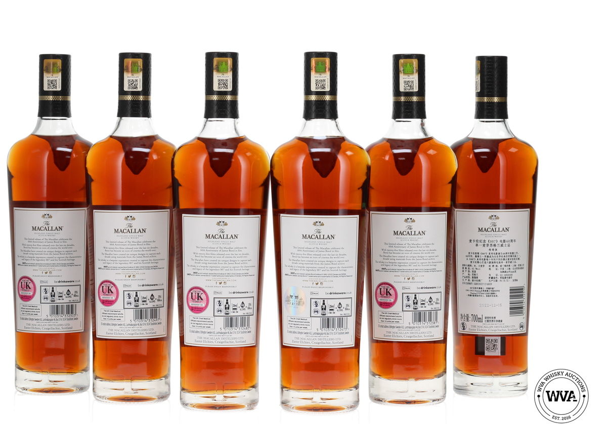 Macallan James Bond 60th Anniversary - Decades I - VI
