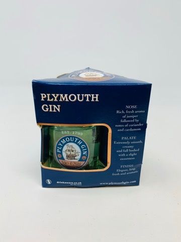 3 X PLYMOUTH GIN MINIATURES