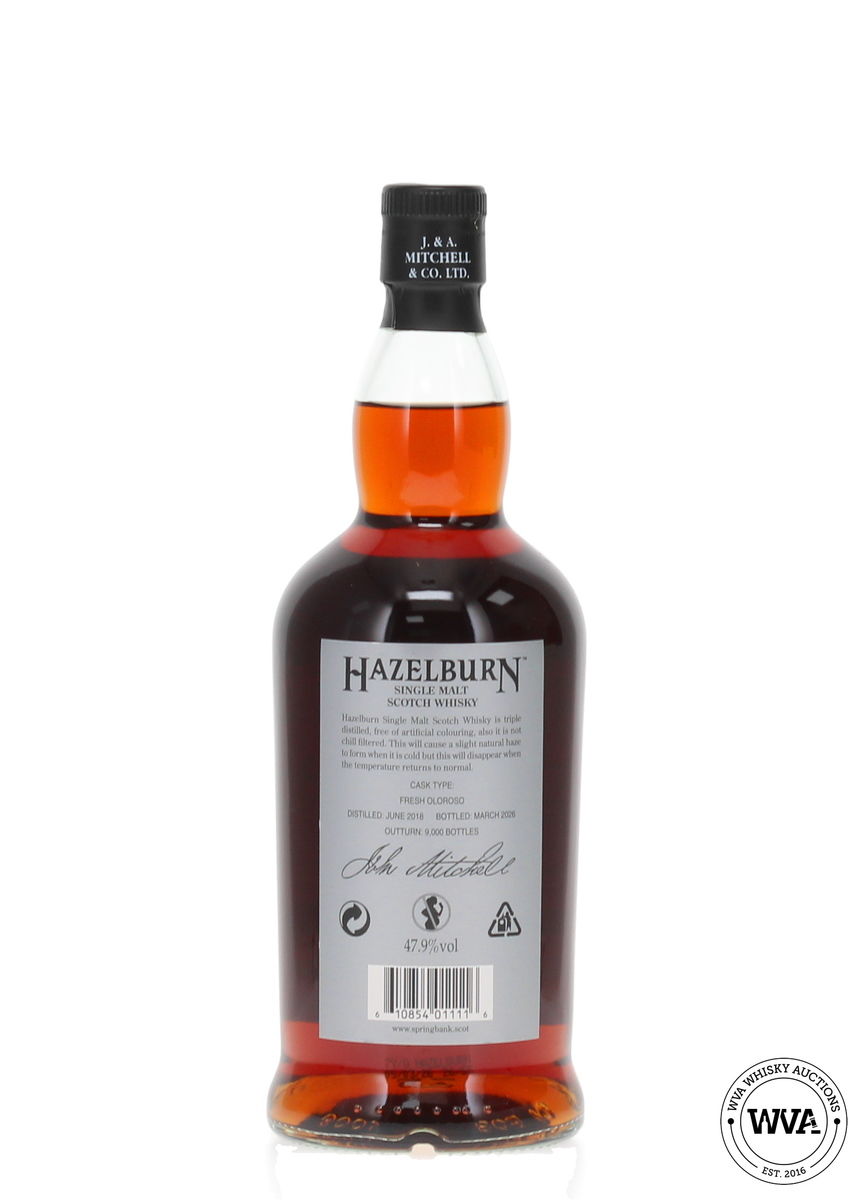 Hazelburn 7 Year Old (2018) - Oloroso Cask (2026)