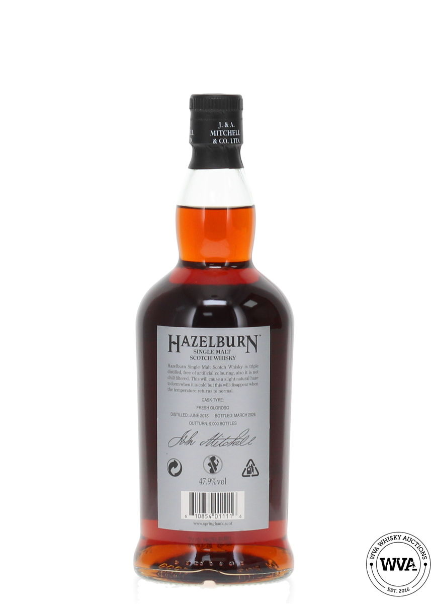 Hazelburn 7 Year Old (2018) - Oloroso Cask (2026)