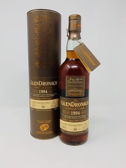 LOT 2798 - GLENDRONACH 20 YEAR OLD 1994 SINGLE CASK #1103 (NO RESERVE)