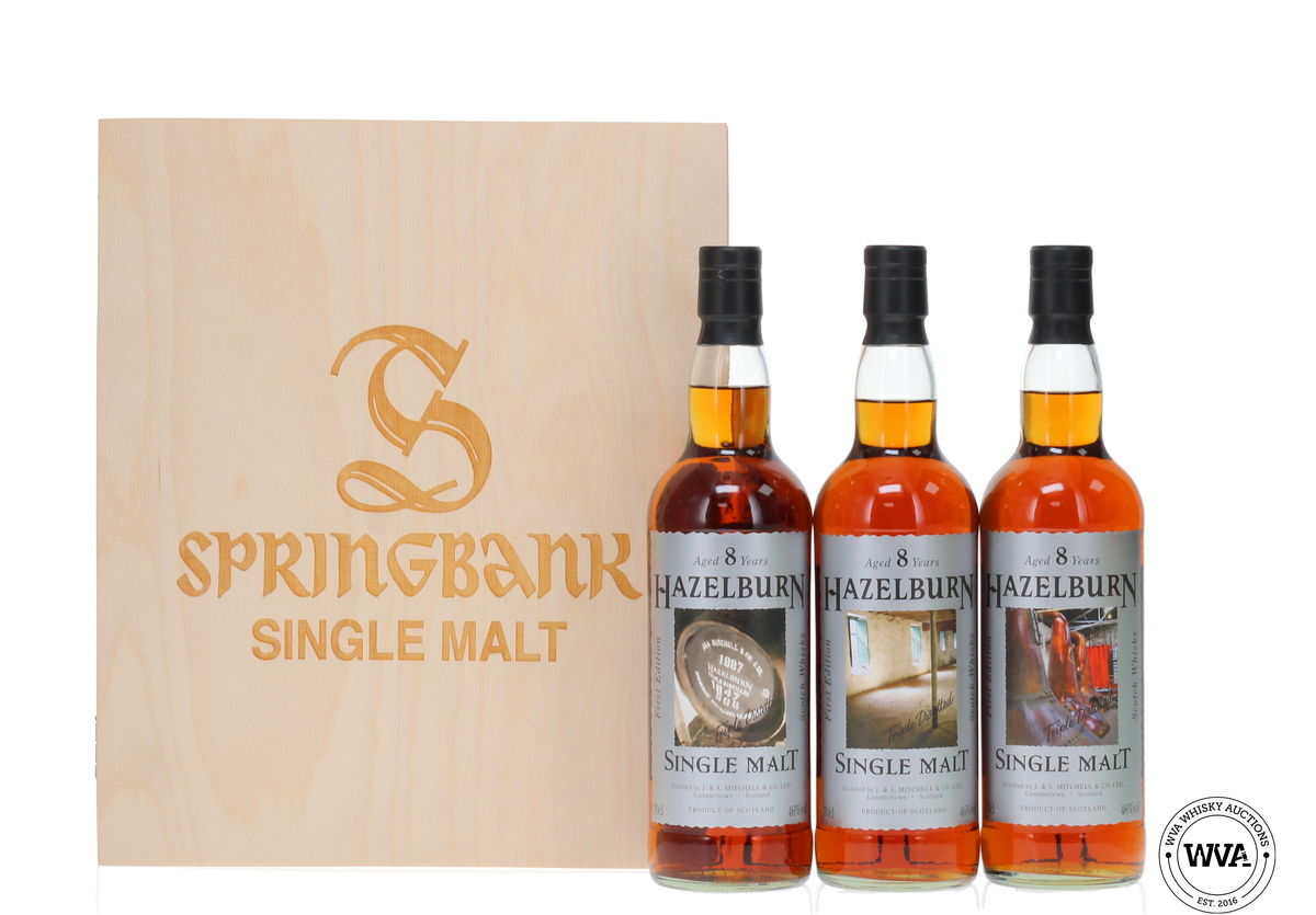 Hazelburn 8 Year Old - First Edition, Triple Distilled - 3 x 70cl