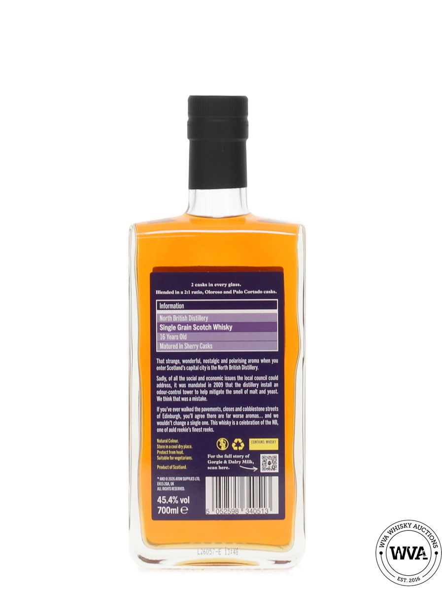 North British 16 Year Old Single Grain - Master Of Malt 'Removed By The Fun Police'