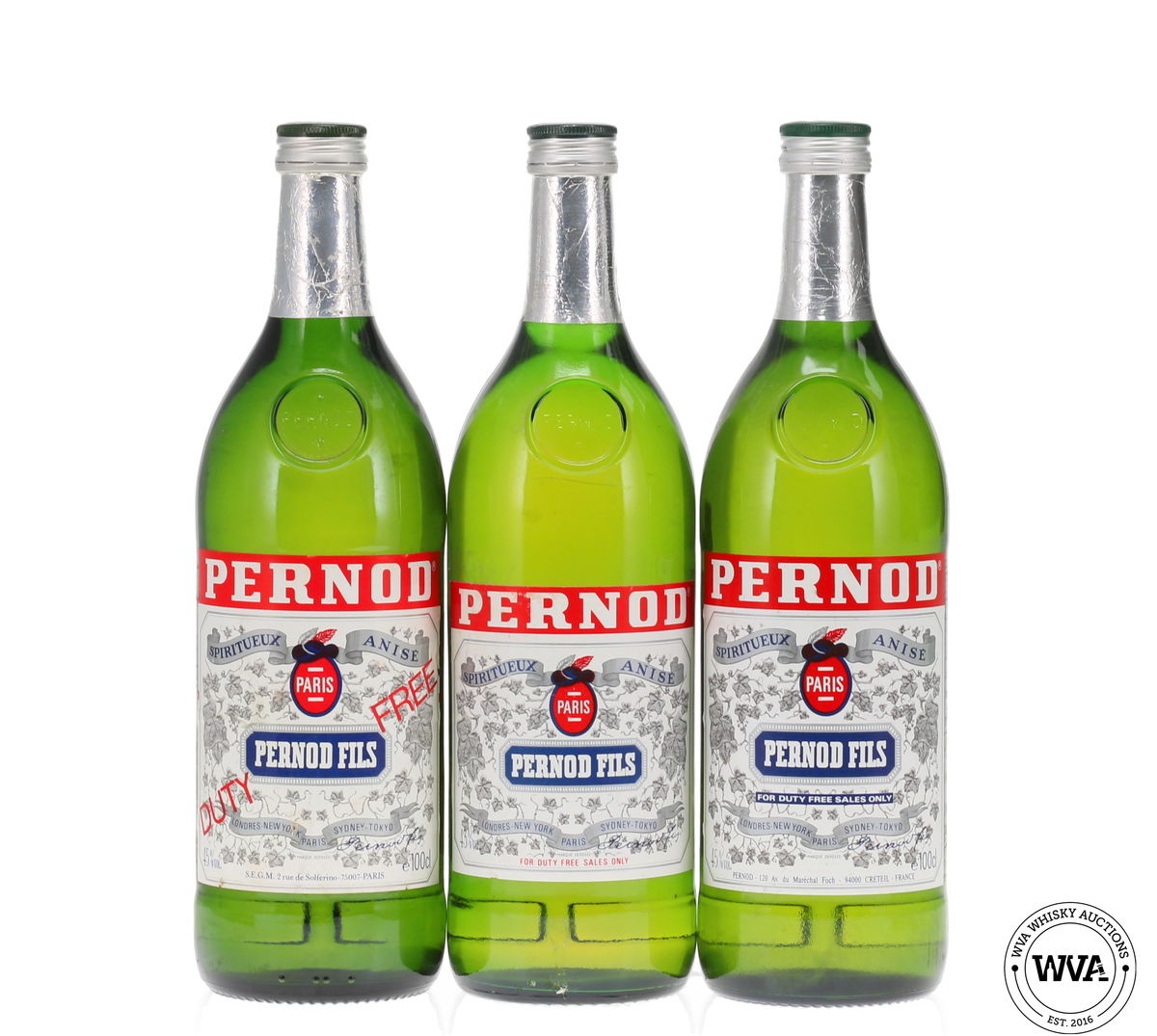 Pernod Fils (1ltr) x 3