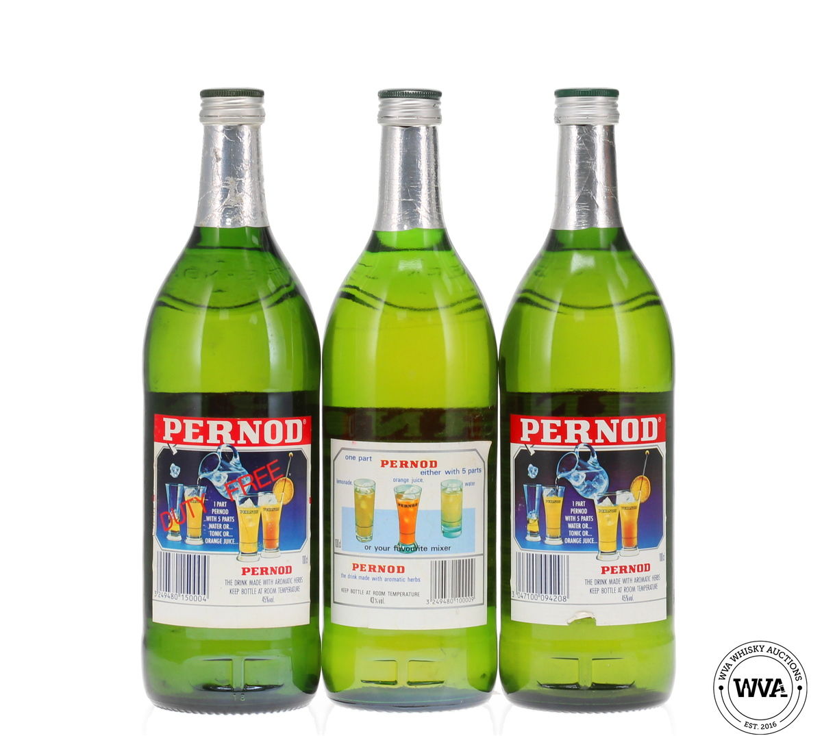 Pernod Fils (1ltr) x 3