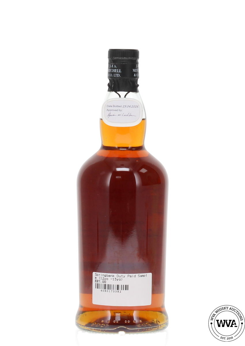 Springbank 13 Year Old 2012 - Duty Paid Sample / Refill Calvados