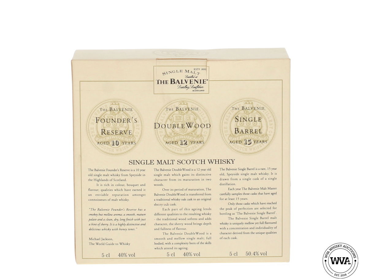 Balvenie Miniature Set of 3