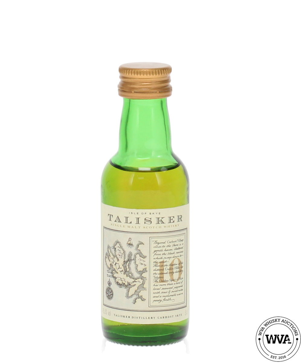 Talisker 10 Year Old Map Label Miniatures