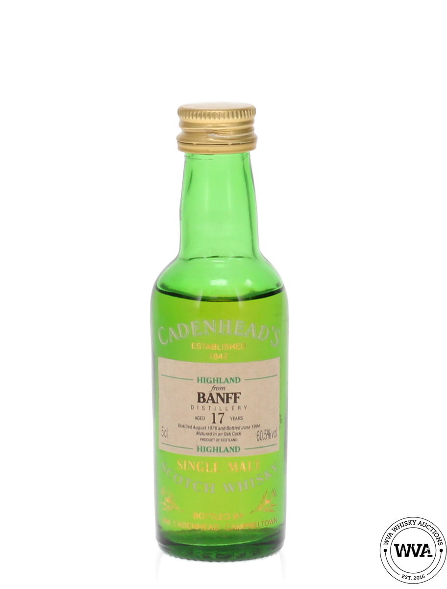 Banff 17 Year Old 1976 Cadenhead's Single Malt Miniature