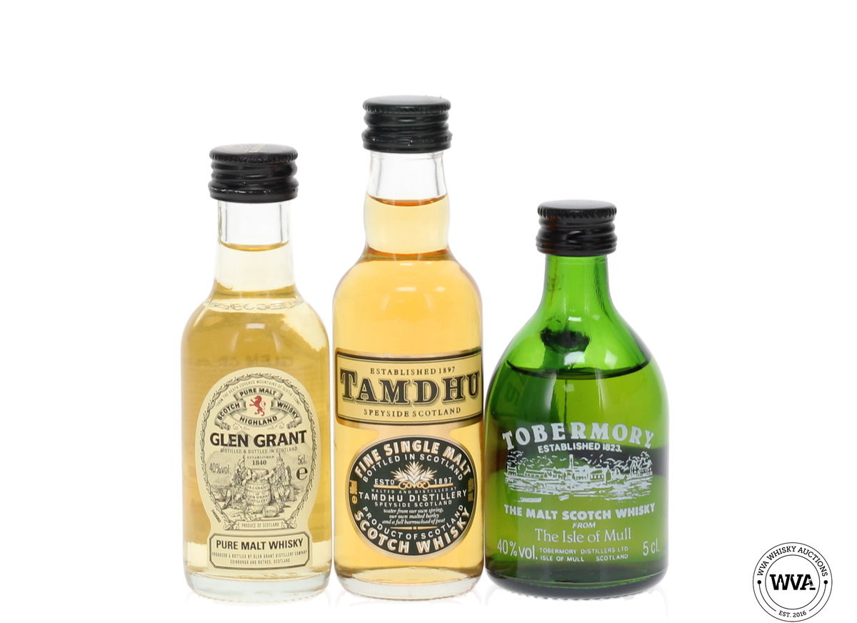 Whisky Miniatures x 3