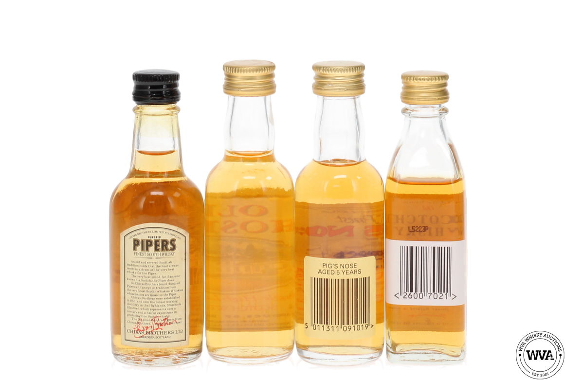 Whisky Miniatures x 4