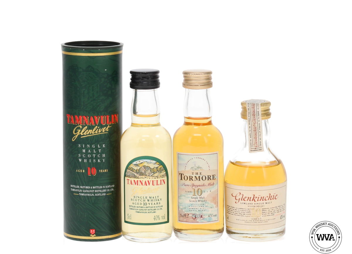 Single Malt Whisky Miniatures x 3
