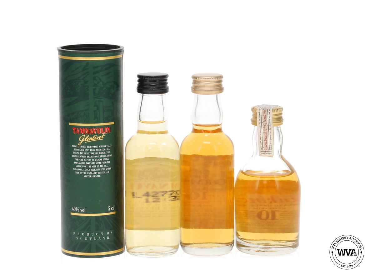 Single Malt Whisky Miniatures x 3