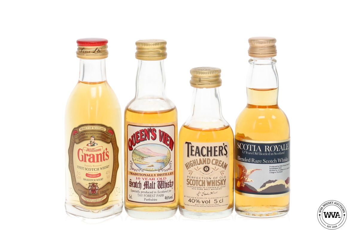 Whisky Miniatures x 4
