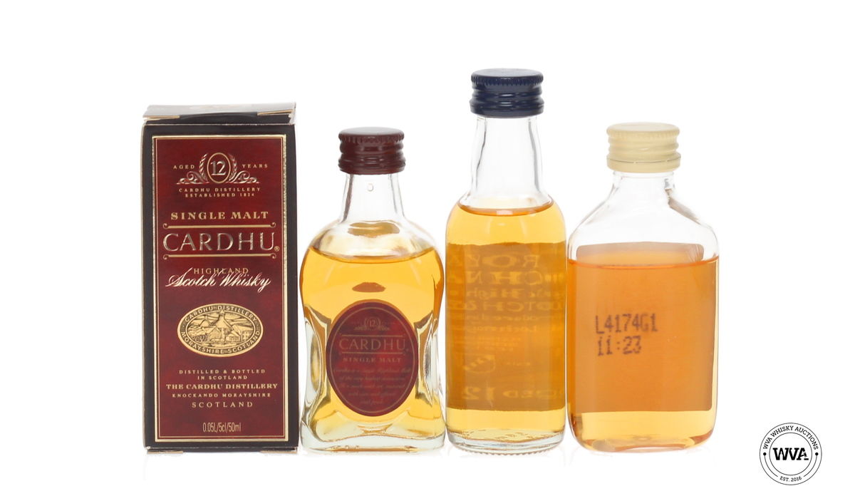 Single Malt Whisky Miniatures x 3