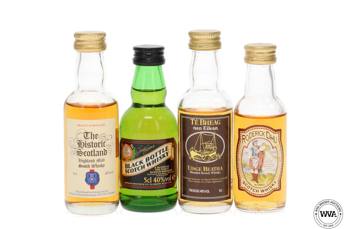 Blended Whisky Miniatures x 4