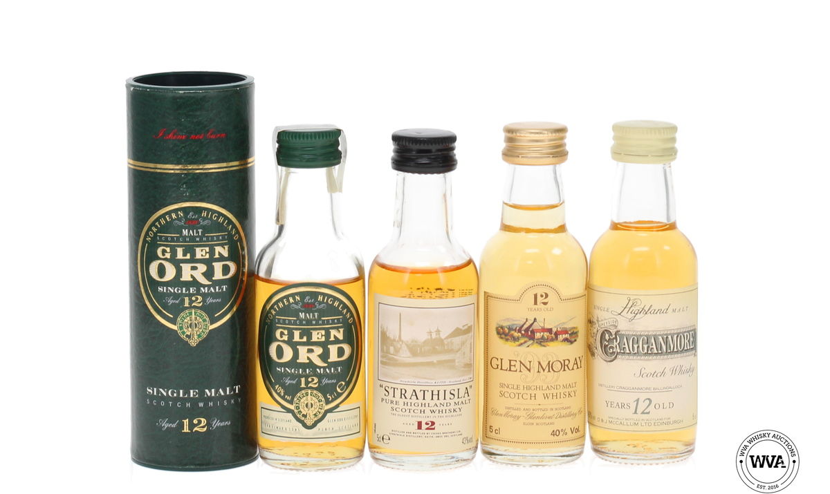 Single Malt Whisky Miniatures x 4