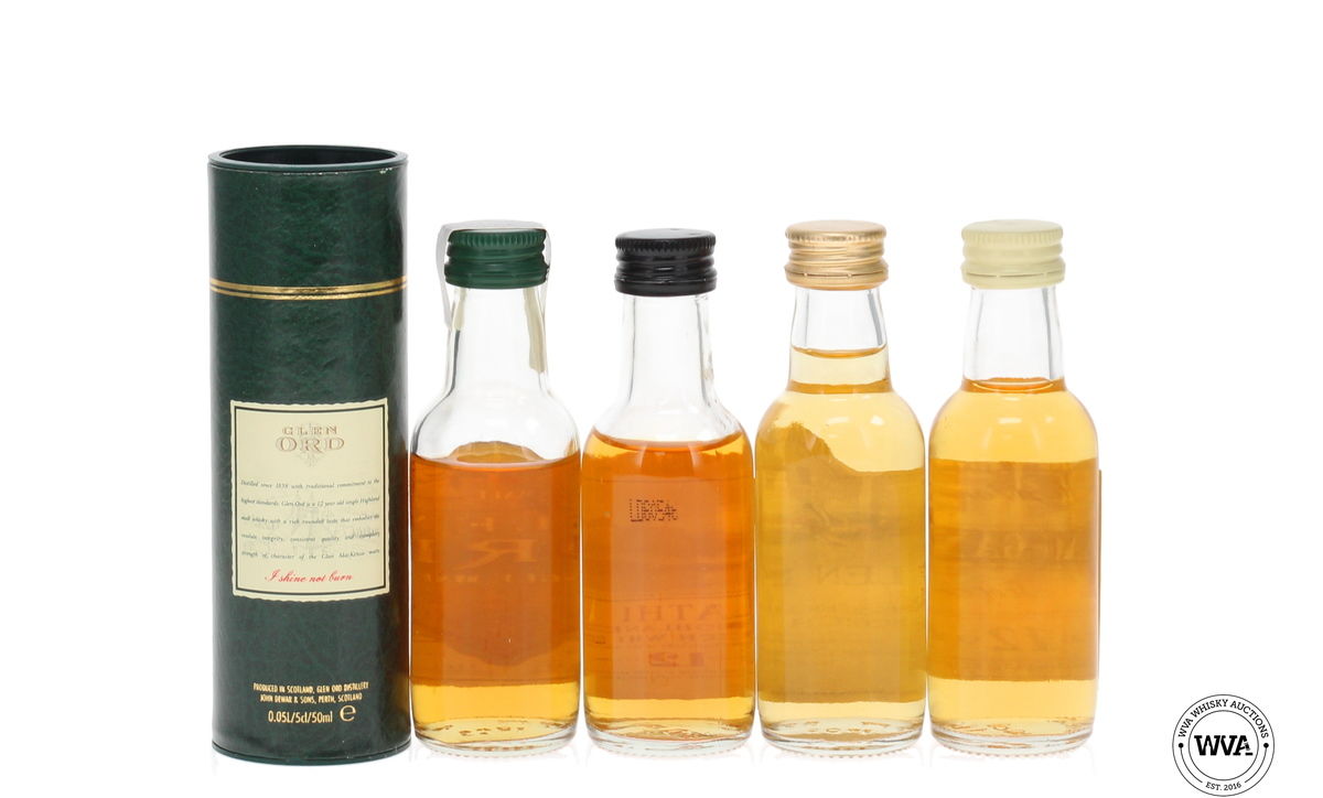 Single Malt Whisky Miniatures x 4