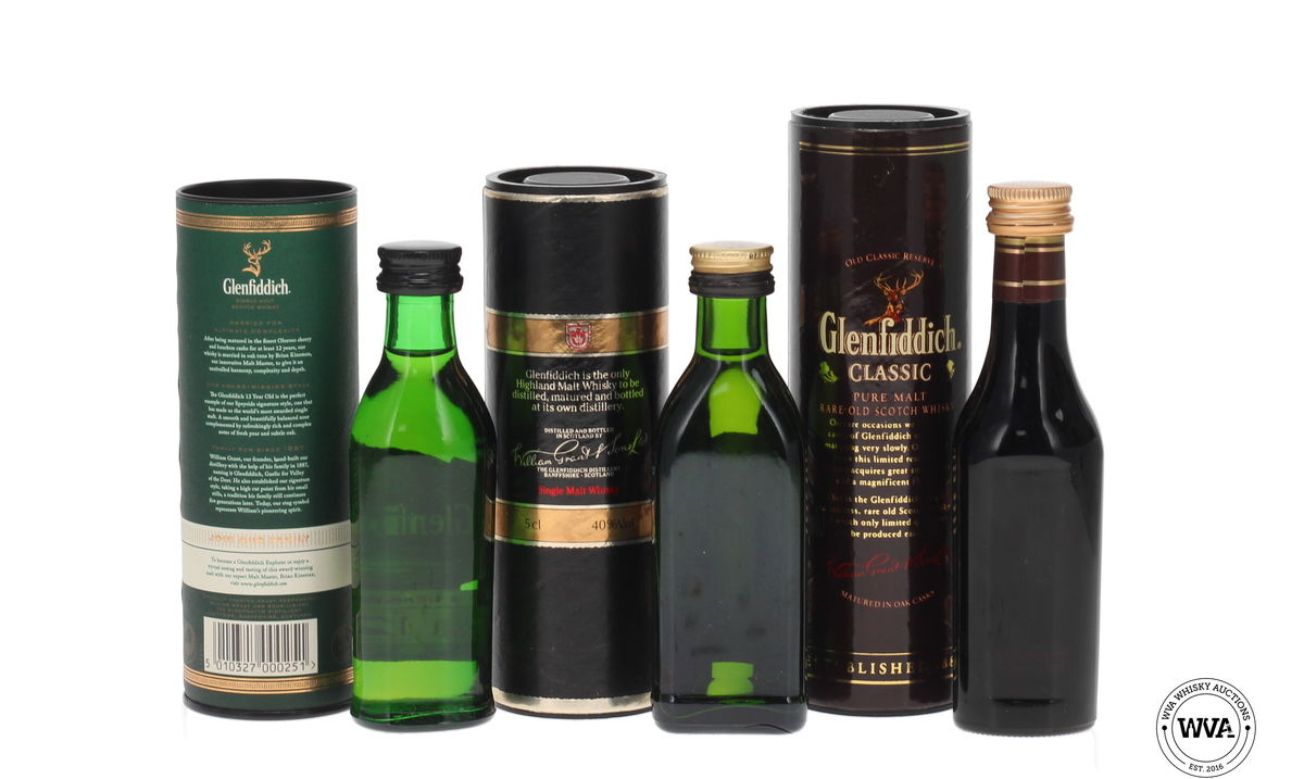 Glenfiddich Whisky Miniatures