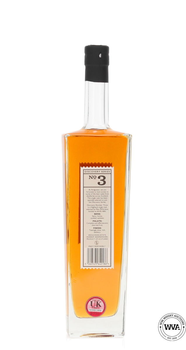 Ardgowan 10 Year Old Discovery Series No.3