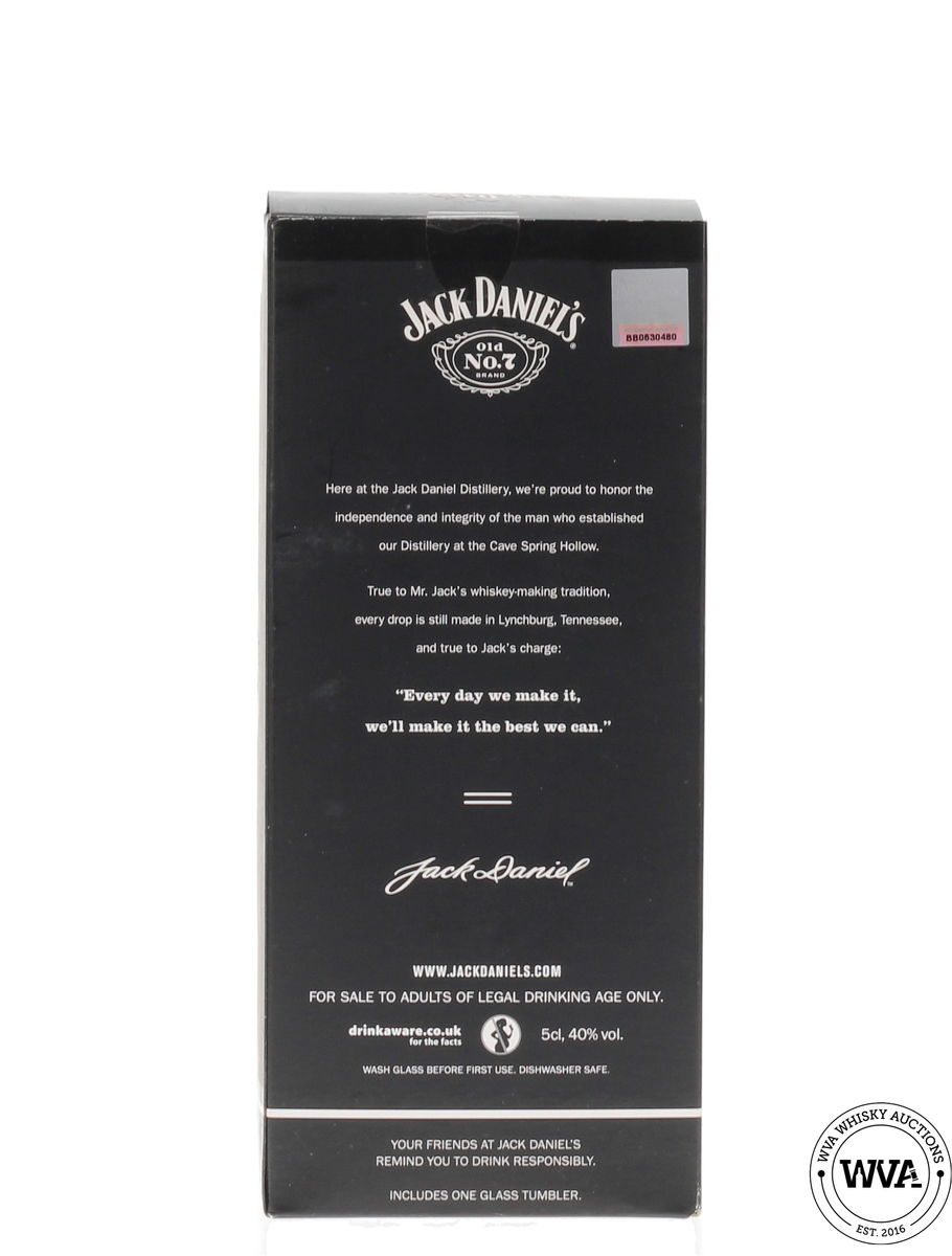 Jack Daniels Miniature & Glass Tumbler