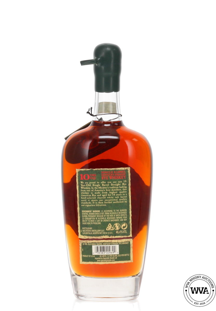 Michter's Single Barrel 10 Year Old - Kentucky Straight Rye
