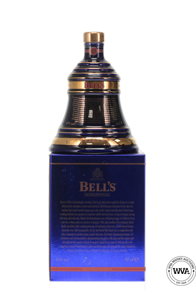 Bell's Wade Decanter - Christmas 2004 John Logie Baird