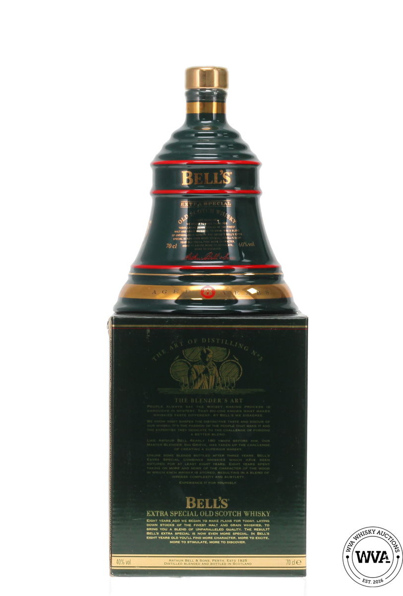 Bells Wade Decanter - Christmas 1994