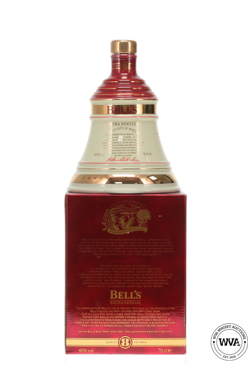 Bells Wade Decanter - Christmas 1996