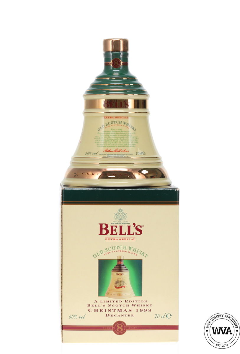 Bells Wade Decanter - Christmas 1998