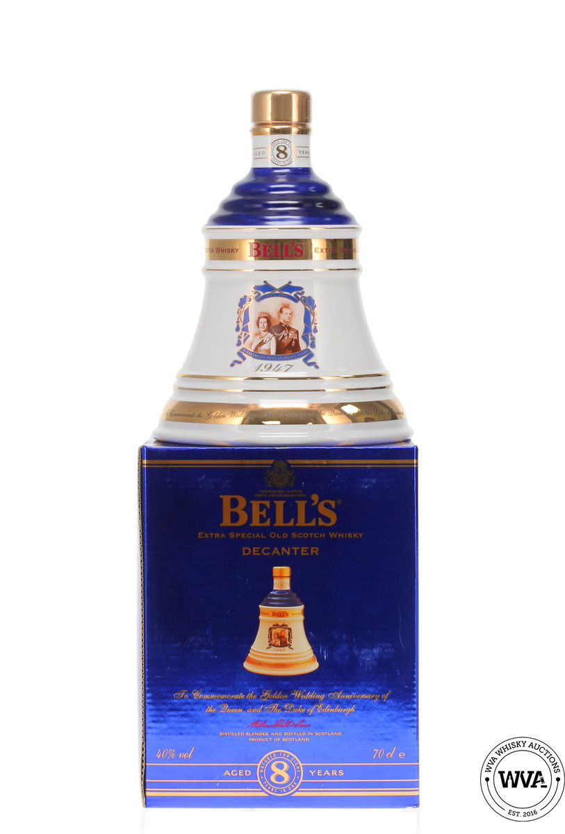 Bells Wade Decanter - Golden Wedding Anniversary